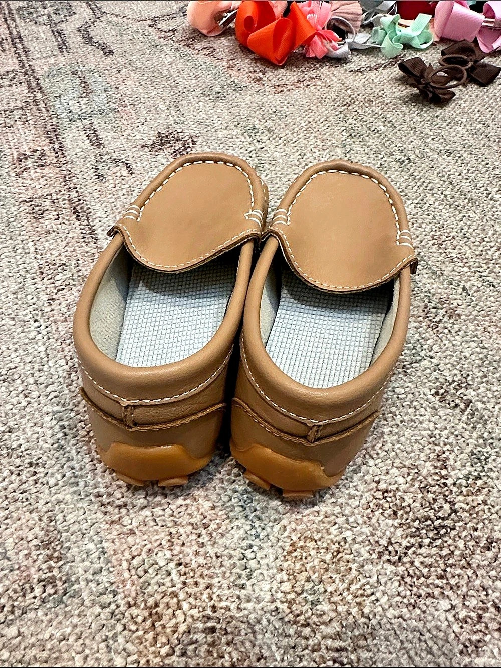 Brown Moccasin Shoes- Elephantito